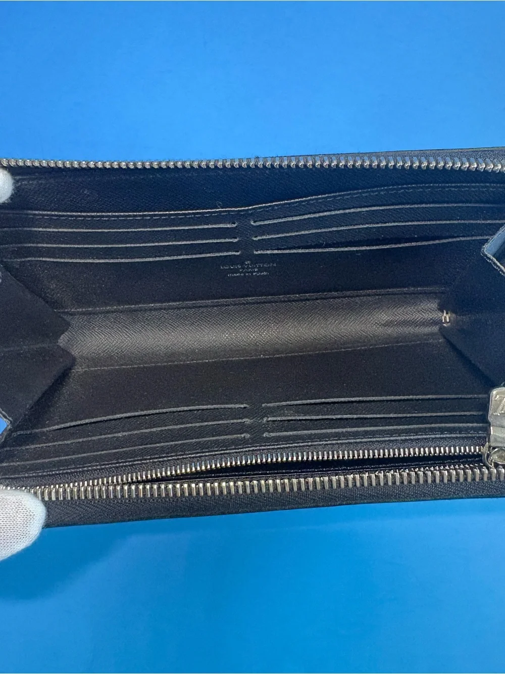 💋 Louis Vuitton Mens Unisex Zippy Dragonne Zippy Wallet  Clutch Damier Graphite